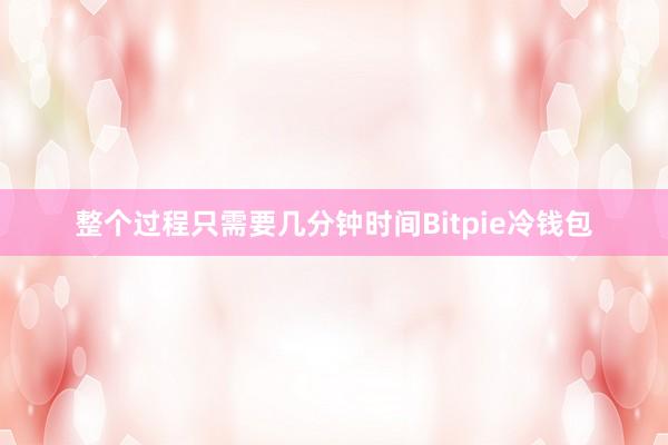 整个过程只需要几分钟时间Bitpie冷钱包