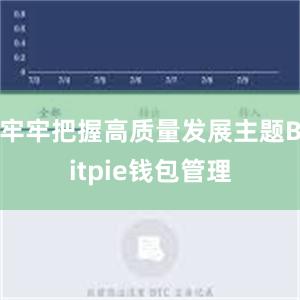 牢牢把握高质量发展主题Bitpie钱包管理