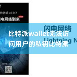 比特派wallet无法访问用户的私钥比特派